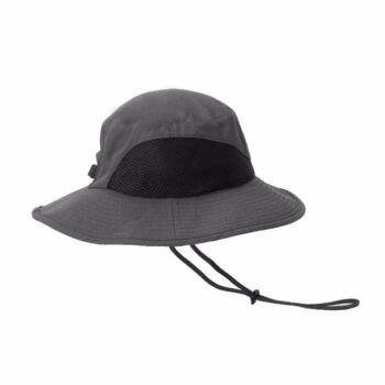 כובע ממותג דגם ספארי צבע אפור