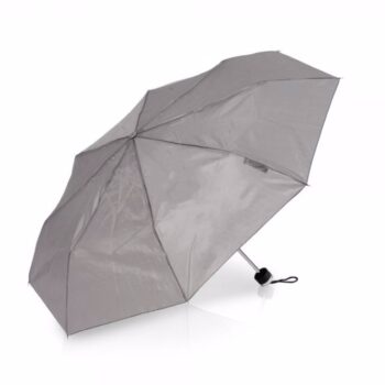 מטריה מתקפלת ממותגת דגם דיאס צבע אפור