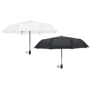 מטריה דגם יוסטון צבע שחור ולבן